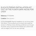 ELICA FILTERING INSTALLATION KIT OUT OF THE PLINTH (MIN H6CM) FOR LHOV