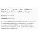 ELICA EVO COLLECTION FILTERING INSTALLATION KIT BACK OUTLET