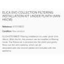 ELICA EVO COLLECTION FILTERING INSTALLATION KIT UNDER PLINTH (MIN H6CM)