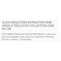 ELICA INDUCTION EXTRACTOR HOB NIKOLA TESLA EVO COLLECTION ONE 83 CM