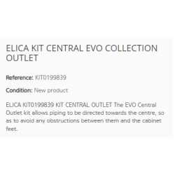 ELICA EVO COLLECTION CENTRAL OUTLET