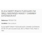 ELICA HOTTE DÉCORATIVE MURALE SWEET PEACH FUZZ/A/85 CM + KIT EXTENSION CHEMINÉE CL. A ELICA HOTTE DÉCORATIVE MURALE SWEET PEACH FUZZ/A/85 CM + KIT EXTENSION CHEMINÉE CL. A