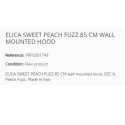 ELICA HOTTE DÉCORATIVE MURALE SWEET PEACH FUZZ 85 CM CL. A