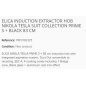 ELICA INDUCTION EXTRACTOR HOB NIKOLA TESLA SUIT COLLECTION PRIME S + BLACK 83 CM