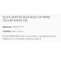 ELICA VERITAS BI24 BUILT-IN WINE CELLAR 60x45 CM