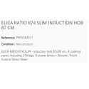 ELICA RATIO 874 SLIM INDUKTIONSKOCHFELD 87 CM