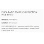 ELICA RATIO 804 PLUS PIANO COTTURA A INDUZIONE 80 CM ELICA RATIO 804 PLUS PIANO COTTURA A INDUZIONE 80 CM