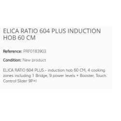 ELICA RATIO 604 PLUS INDUCTION HOB 60 CM