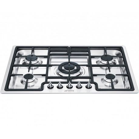 SMEG GAS HOB PGF75-4 STAINLESS STEEL BASE 72 CM SMEG GAS HOB PGF75-4 STAINLESS STEEL BASE 72 CM
