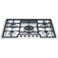 SMEG GAS HOB PGF75-4 STAINLESS STEEL BASE 72 CM SMEG GAS HOB PGF75-4 STAINLESS STEEL BASE 72 CM