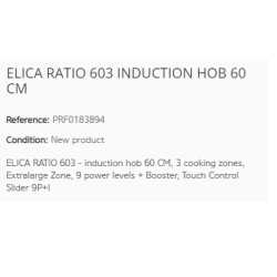 ELICA RATIO 603 INDUKTIONSKOCHFELD 60 CM