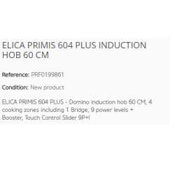 ELICA PRIMIS 604 PLUS INDUKTIONSKOCHFELD 60 CM