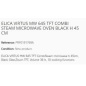 ELICA VIRTUS MW 645 TFT COMBI STEAM MICROWAVE OVEN BLACK H 45 CM