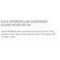 ELICA INTERSTELLAR SUSPENDED ISLAND HOOD 65 CM