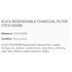 ELICA REGENERABLE CHARCOAL FILTER CFC0140088
