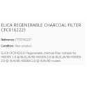ELICA FILTRO CARBONE RIGENERABILE CFC0162221
