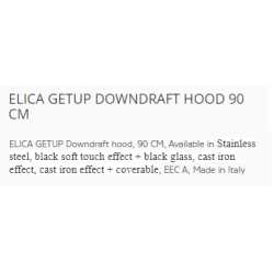 ELICA GETUP TISCHLÜFTER 90 CM