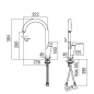 NOBILI SINGLE LEVER SINK MIXER TAP ACQUAVIVA CHROME