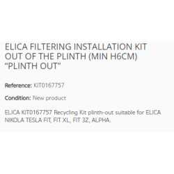 ELICA FILTERING INSTALLATION KIT OUT OF THE PLINTH (MIN H6CM) “PLINTH OUT”