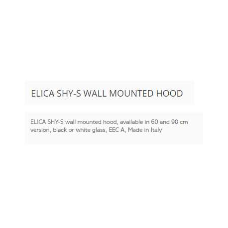 ELICA SHY-S DEKOR-WANDHAUBE