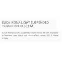ELICA IKONA LIGHT INSELHAUBE 60 CM