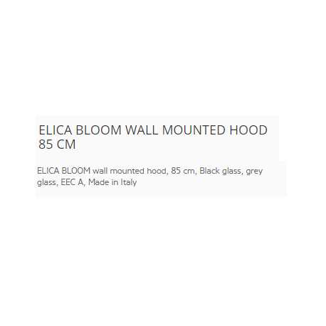 ELICA BLOOM WANDHAUBE 85 CM