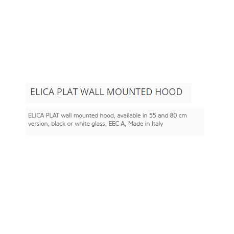 ELICA PLAT WANDHAUBE