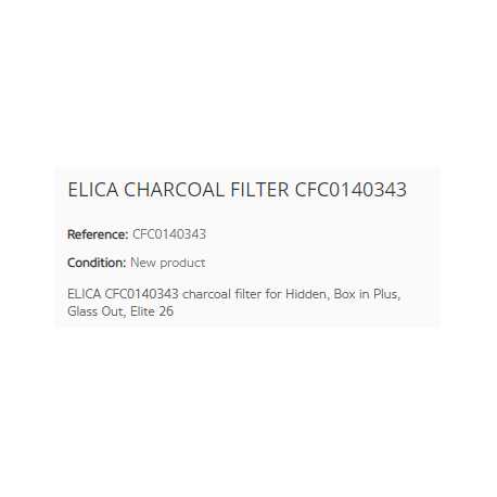 ELICA CHARCOAL FILTER CFC0140343