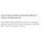 ELICA GAS EXTRACTOR HOB NIKOLA TESLA EVO COLLECTION FLAME 88 CM