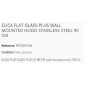 ELICA FLAT GLASS PLUS IX WANDHAUBE EDELSTAHL EEK A ELICA FLAT GLASS PLUS IX WANDHAUBE EDELSTAHL EEK A