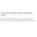 ELICA JOY INSELHAUBE EDELSTAHL EEK B