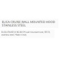 ELICA CRUISE IX WANDHAUBE Edelstahl EEK B