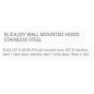 ELICA JOY WALL MOUNTED HOOD STAINLESS STEEL