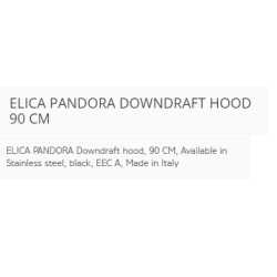 ELICA PANDORA TISCHLÜFTER 90 CM