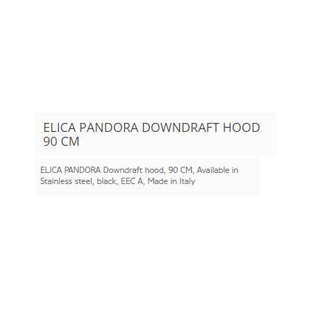 ELICA PANDORA TISCHLÜFTER 90 CM