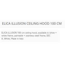ELICA ILLUSION CEILING HOOD 100 CM
