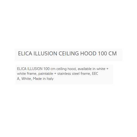 ELICA ILLUSION CEILING HOOD 100 CM