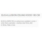 ELICA ILLUSION CEILING HOOD 100 CM