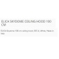 ELICA SKYDOME DECKENHAUBEN 100 CM EEK A