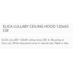 ELICA LULLABY DECKENHAUBEN 120x65 EEK A