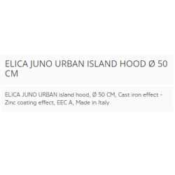 ELICA JUNO URBAN INSELHAUBE Ø 50 CM