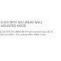 ELICA SPOT NG URBANWANDHAUBE Edelstahl EEK B
