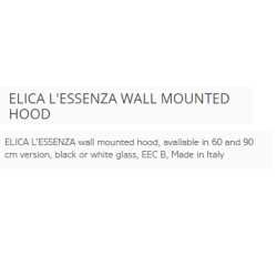 ELICA HOTTE DÉCORATIVE MURALE L'ESSENZA