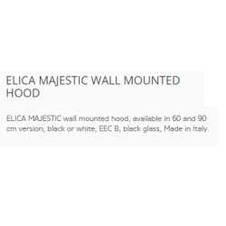 ELICA HOTTE DÉCORATIVE MURALE MAJESTIC