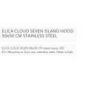 ELICA CLOUD SEVEN ISLAND HOOD 90x50 CM STAINLESS STEEL