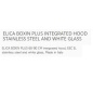 ELICA BOXIN PLUS INTEGRATED HOOD STAINLESS STEEL AND WHITE GLASS ELICA BOXIN PLUS INTEGRATED HOOD STAINLESS STEEL AND WHITE GLASS
