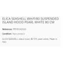 CAPPA A ISOLA ELICA SEASHELL WH/F/80 BIANCO PERLA 80 CM