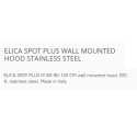 ELICA SPOT PLUS IX WANDHAUBE Edelstahl EEK A