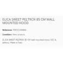 ELICA HOTTE DÉCORATIVE MURALE SWEET PELTROX 85 CM CL. A
