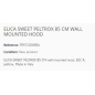 ELICA HOTTE DÉCORATIVE MURALE SWEET PELTROX 85 CM CL. A